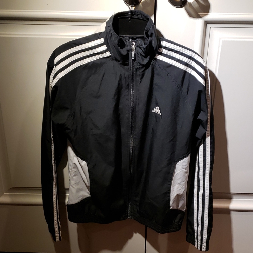 Adidas Black Wind Breaker Jacket